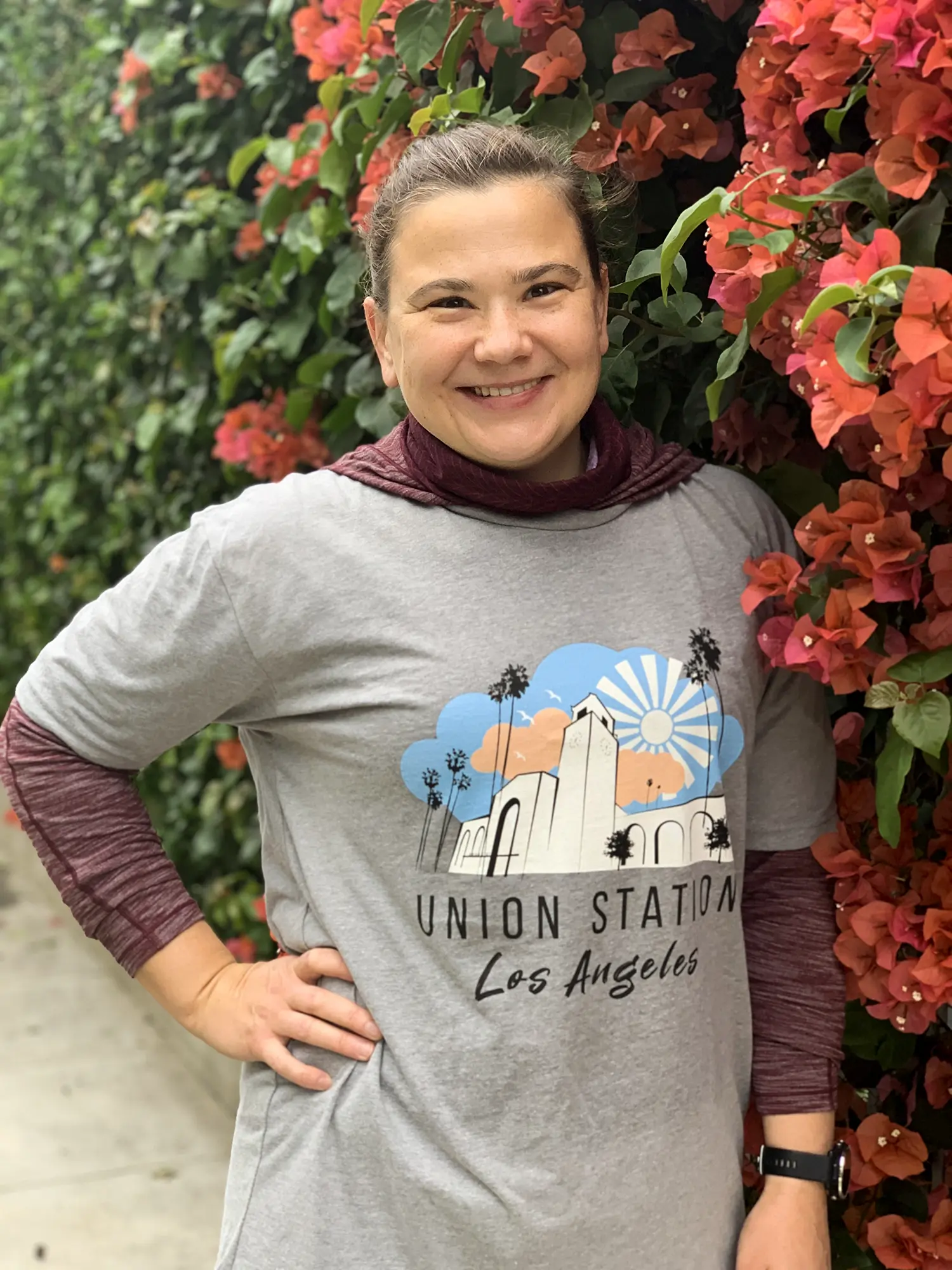 Union Station Los Angeles t-shirt graphic designed by Loc Tran.