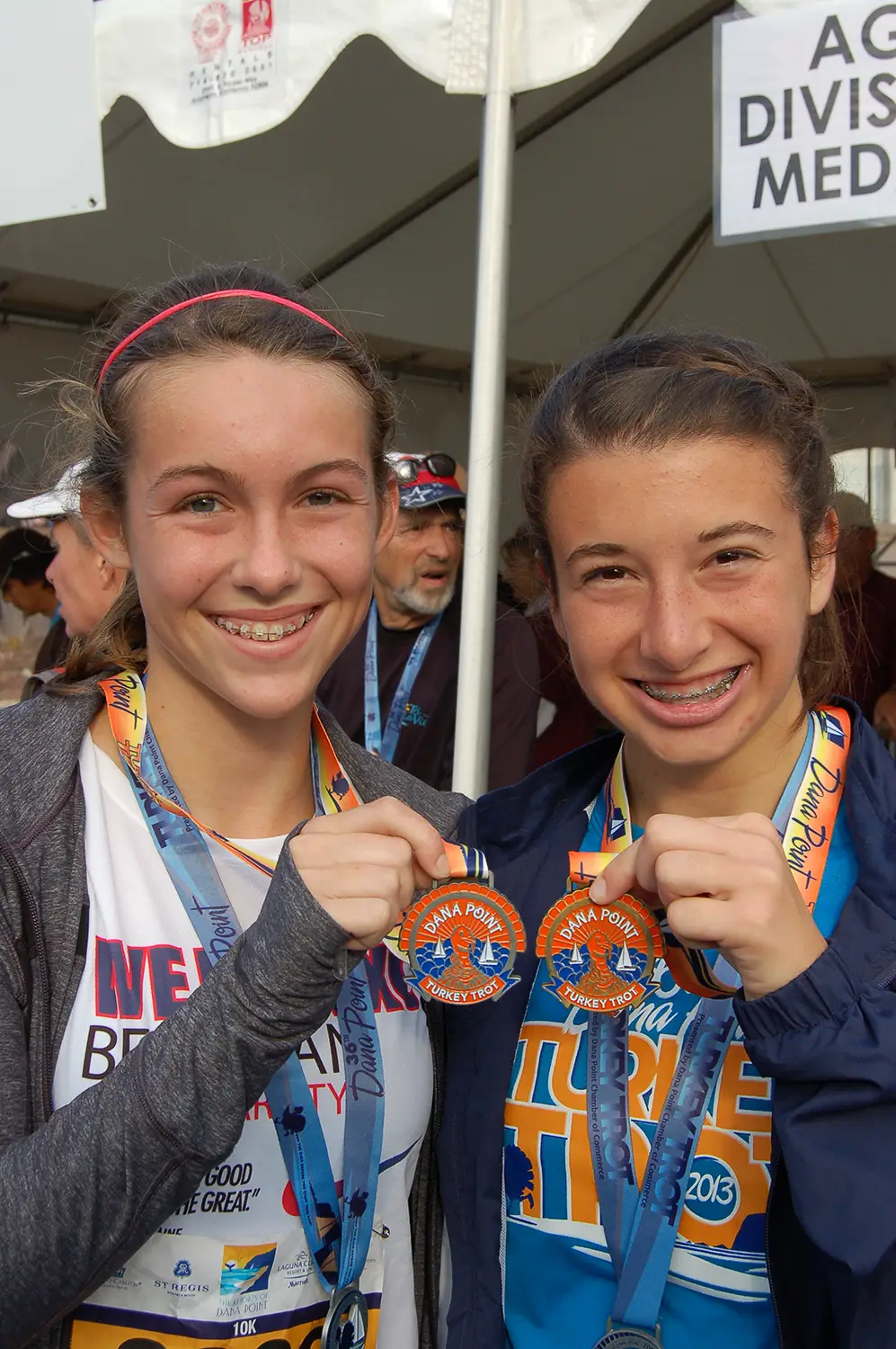 Dana Point Turkey Trot Age Group Medalist.