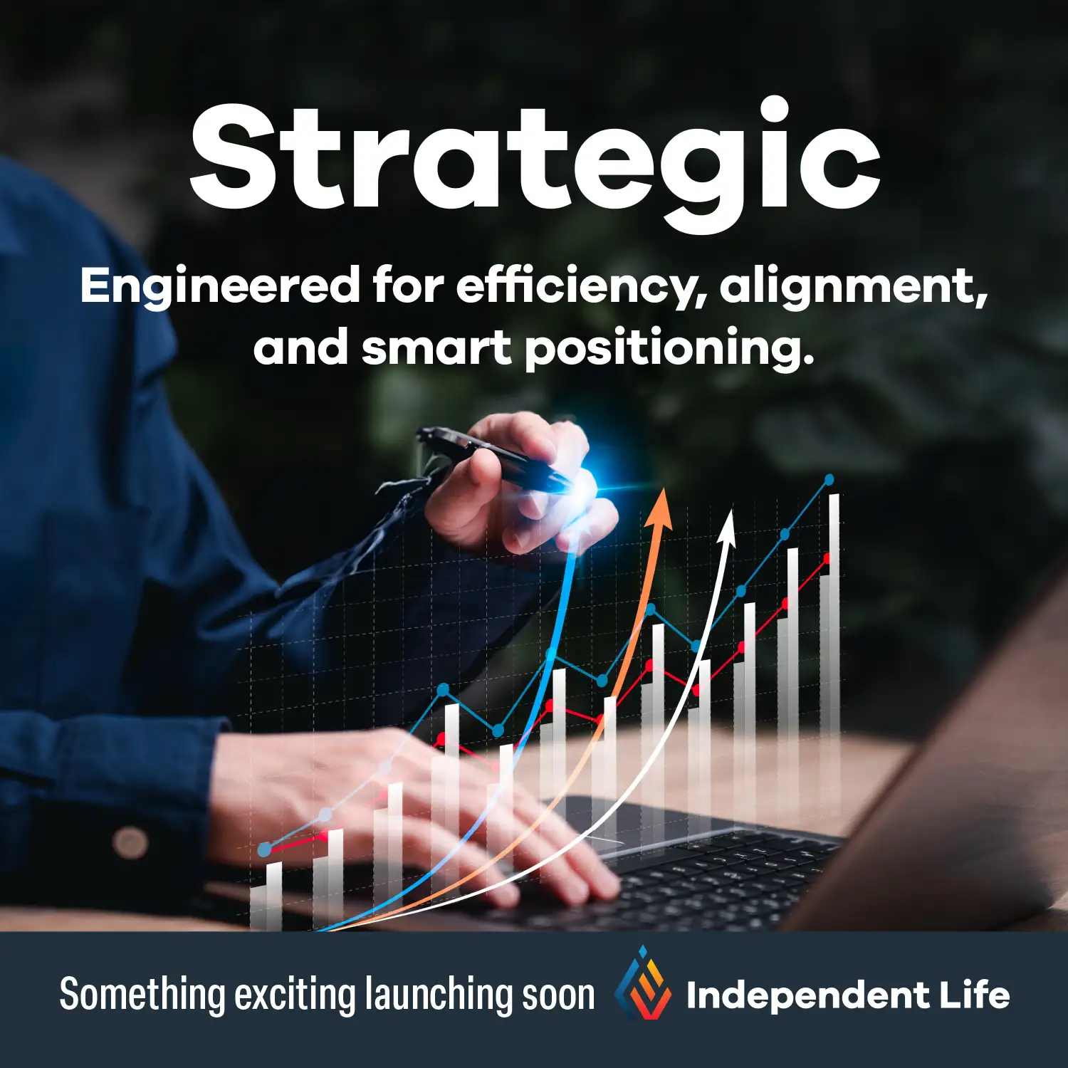 Independent Life LinkedIn graphic designed by Loc Tran.