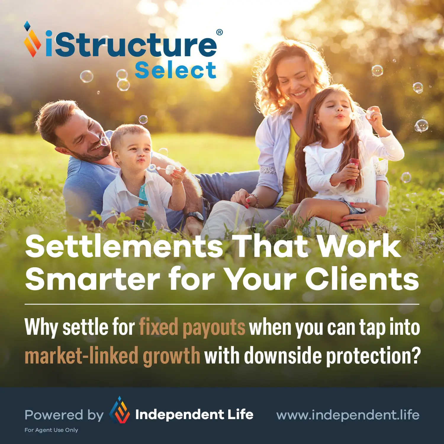 Independent Life LinkedIn graphic designed by Loc Tran.