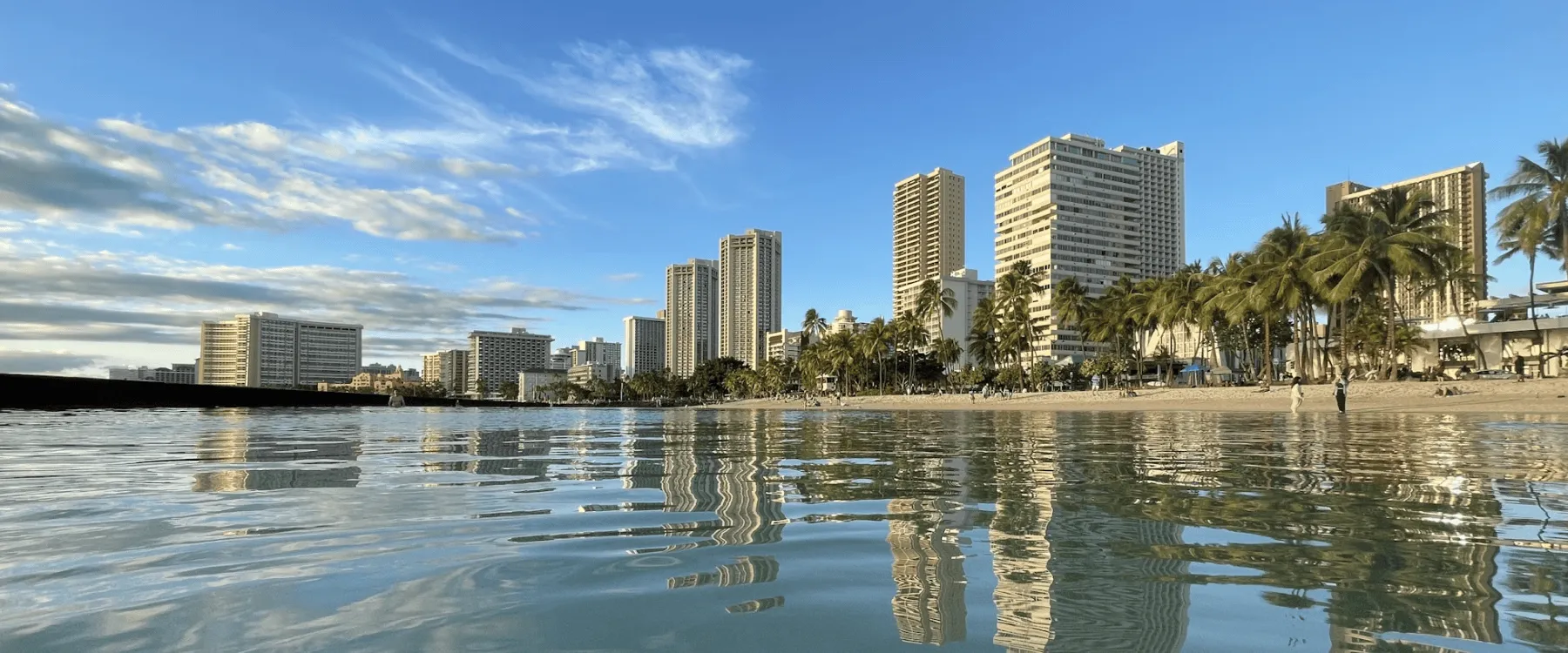 View of downtown Sarasota, Florida from the waterfront.