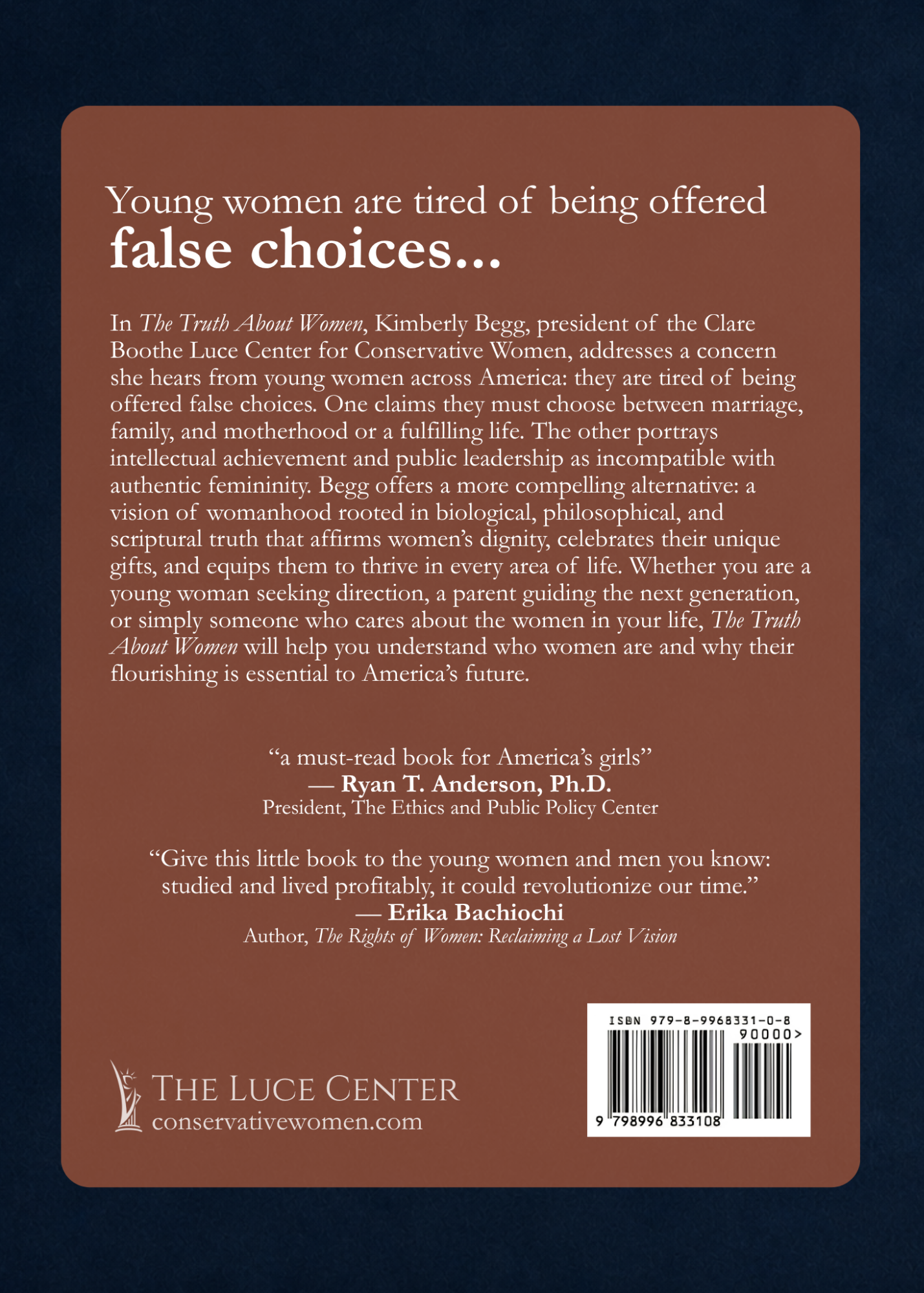 The Truth About Women book detail