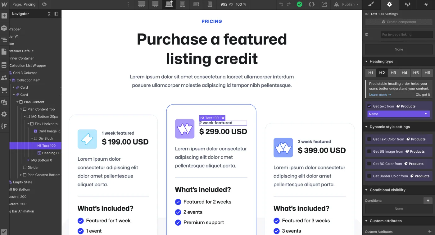 Ecommerce Content - Meetups X Webflow Template