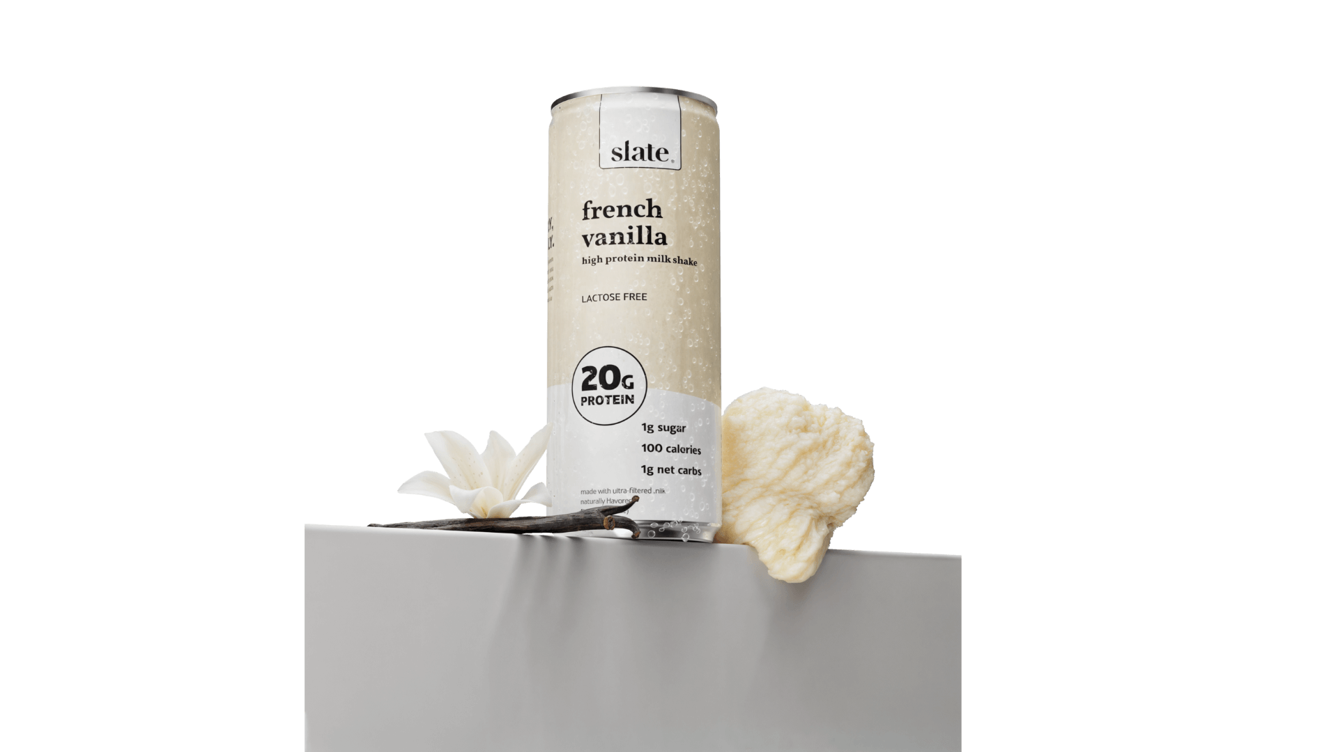 Milk slate bottle product render