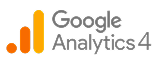 Logo Google Analytics 4.