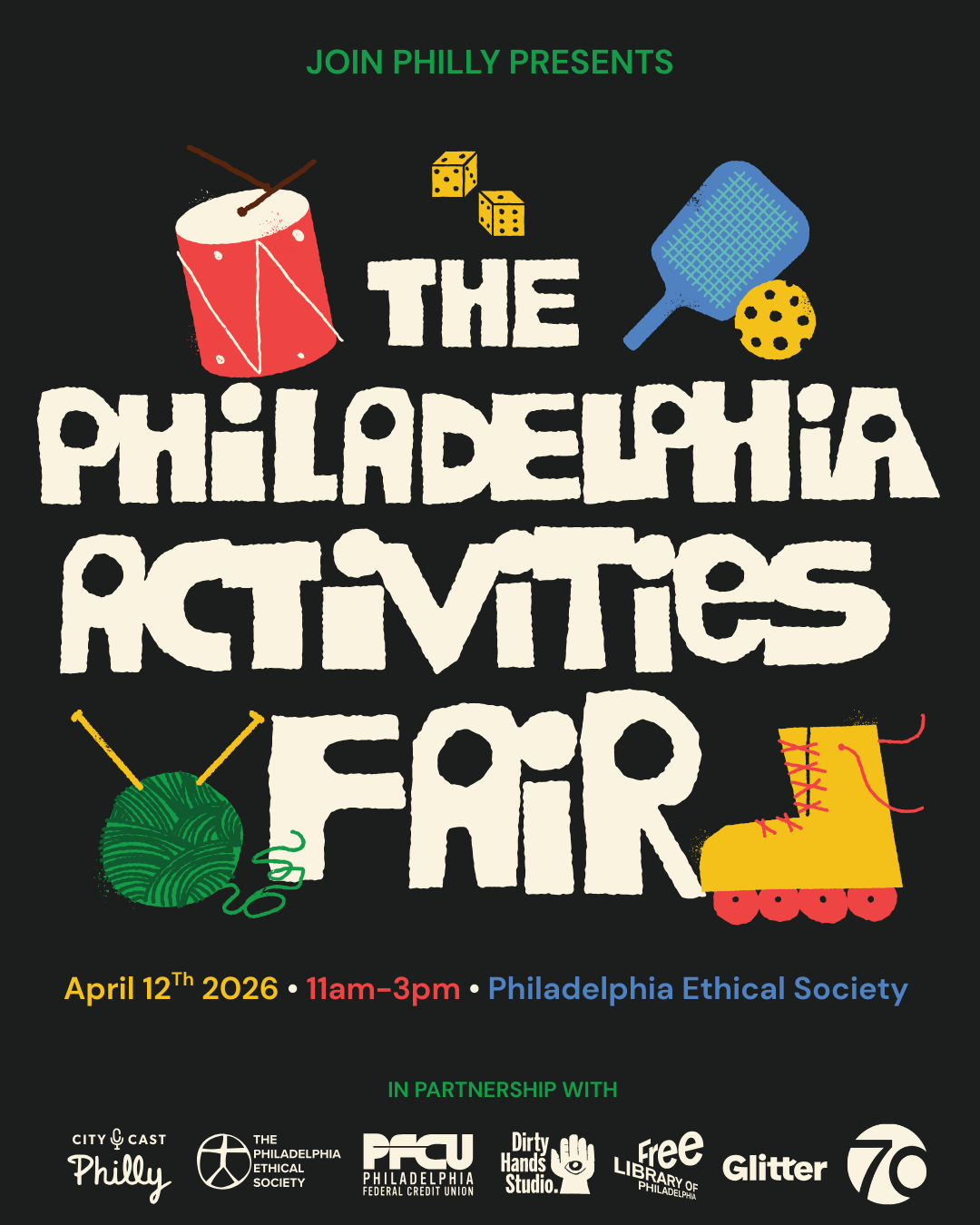 People at the Join Philly 2025 Activities Fair
