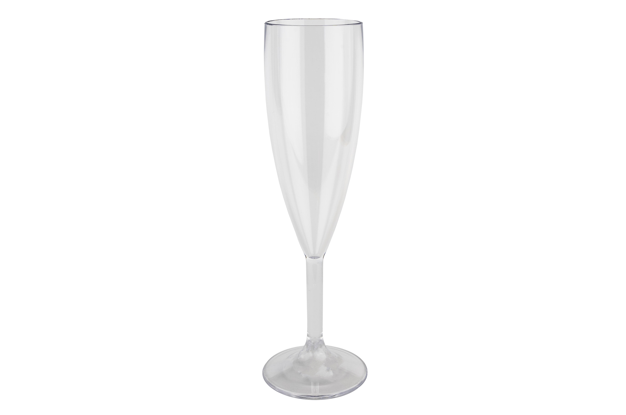 Transparante herbruikbare luxe champagneglas van CupXchange