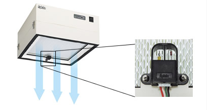 Newly developed thermal resistance wind speed sensor