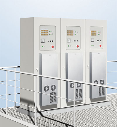 Cooling of outdoor utility panels