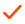 Bright orange checkmark icon.