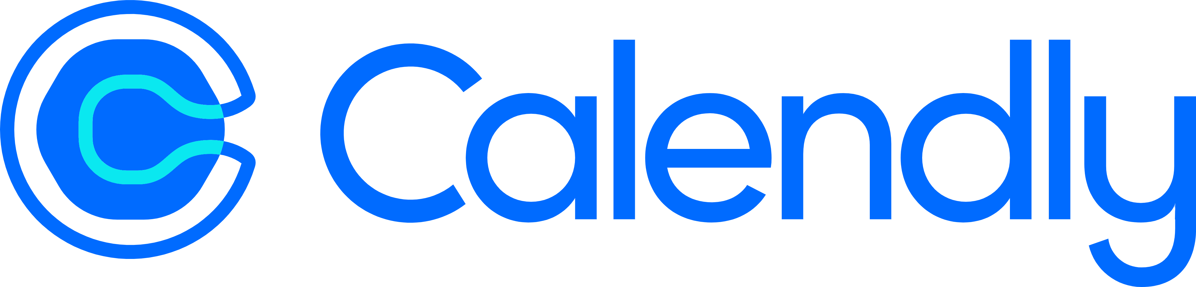 Calendly logo in blue featuring a stylized letter C and text.