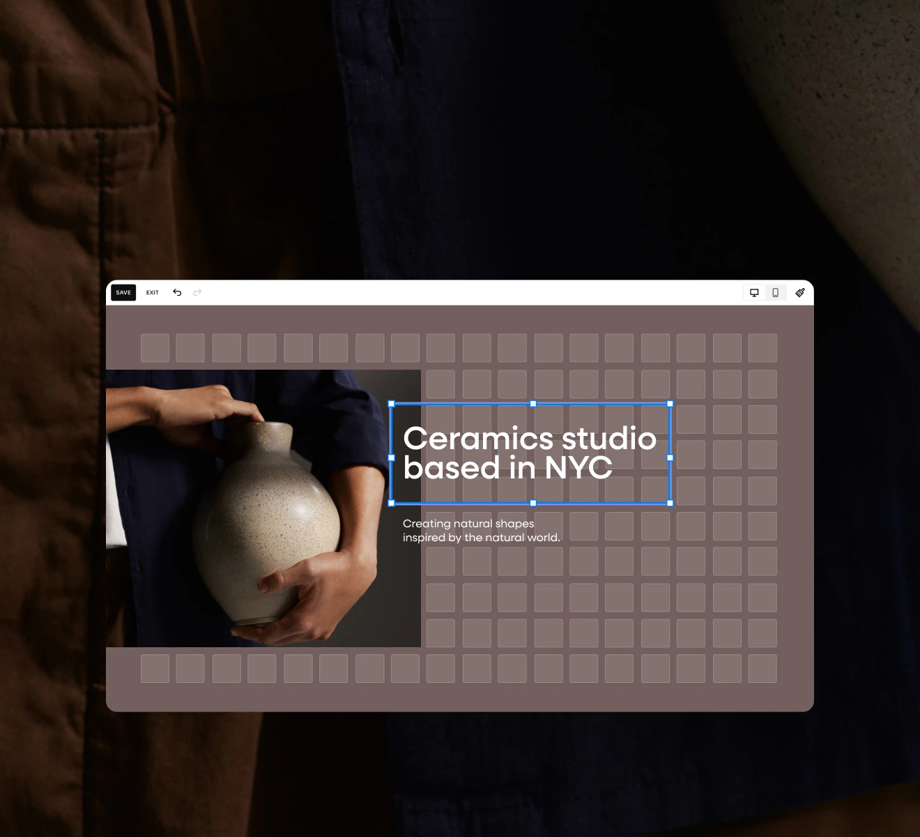 Illustration of a hand cursor clicking a blue button with a checkmark, above two input fields with user and email icons.
