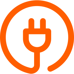 White animated lightning flash icon on a transparent background.