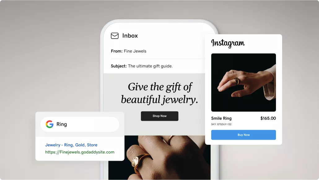 Website homepage of Rachel Made Studio displayed on a laptop and a smartphone, featuring colorful puppet-themed graphics and text about puppetry services.