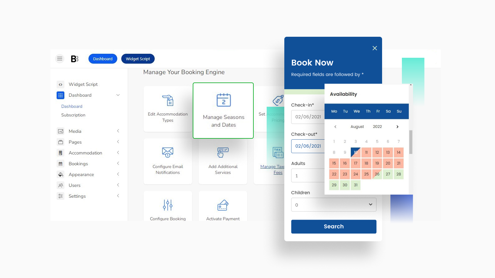 Website homepage of Rachel Made Studio displayed on a laptop and a smartphone, featuring colorful puppet-themed graphics and text about puppetry services.