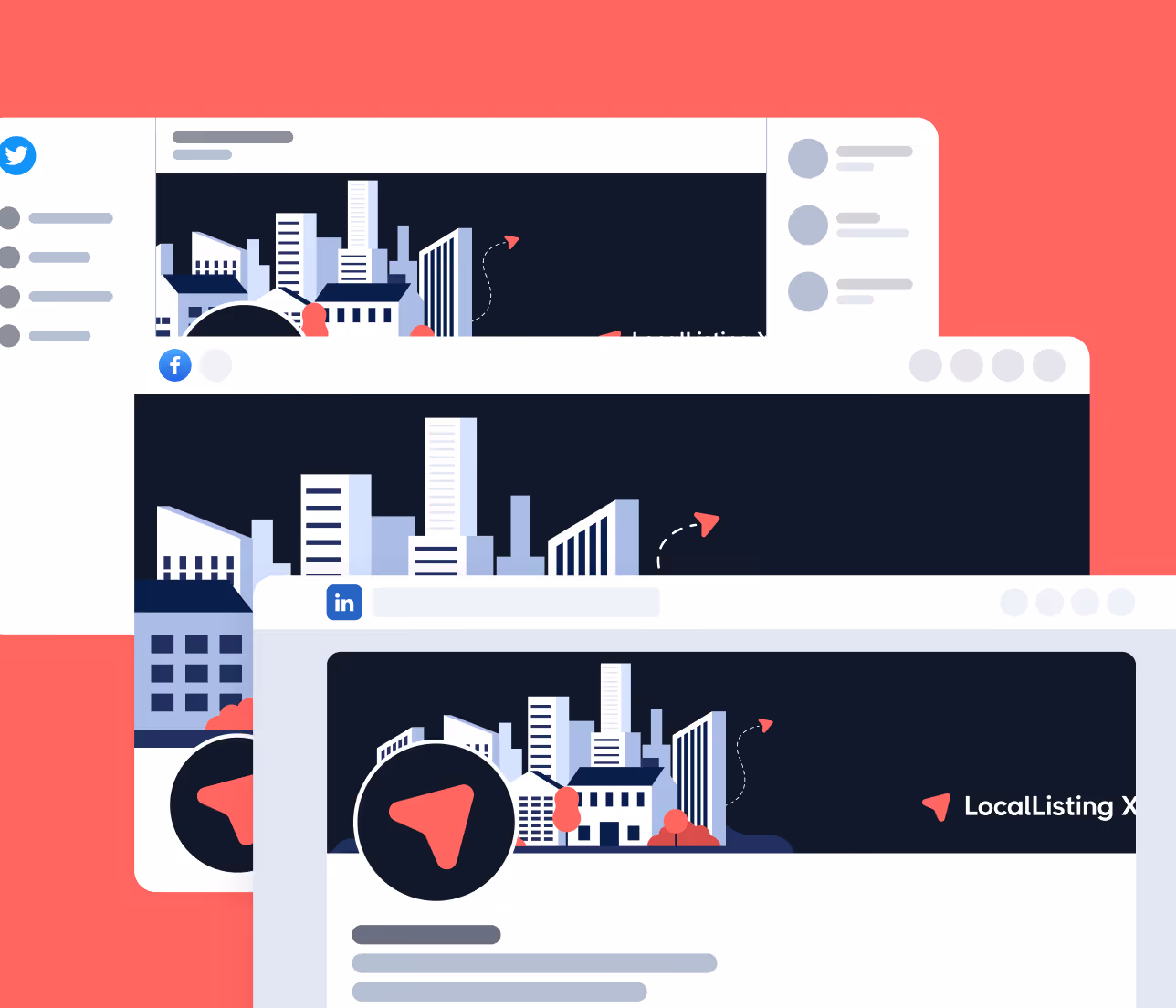 LocalListing X - Social Media Assets Included - Webflow Template