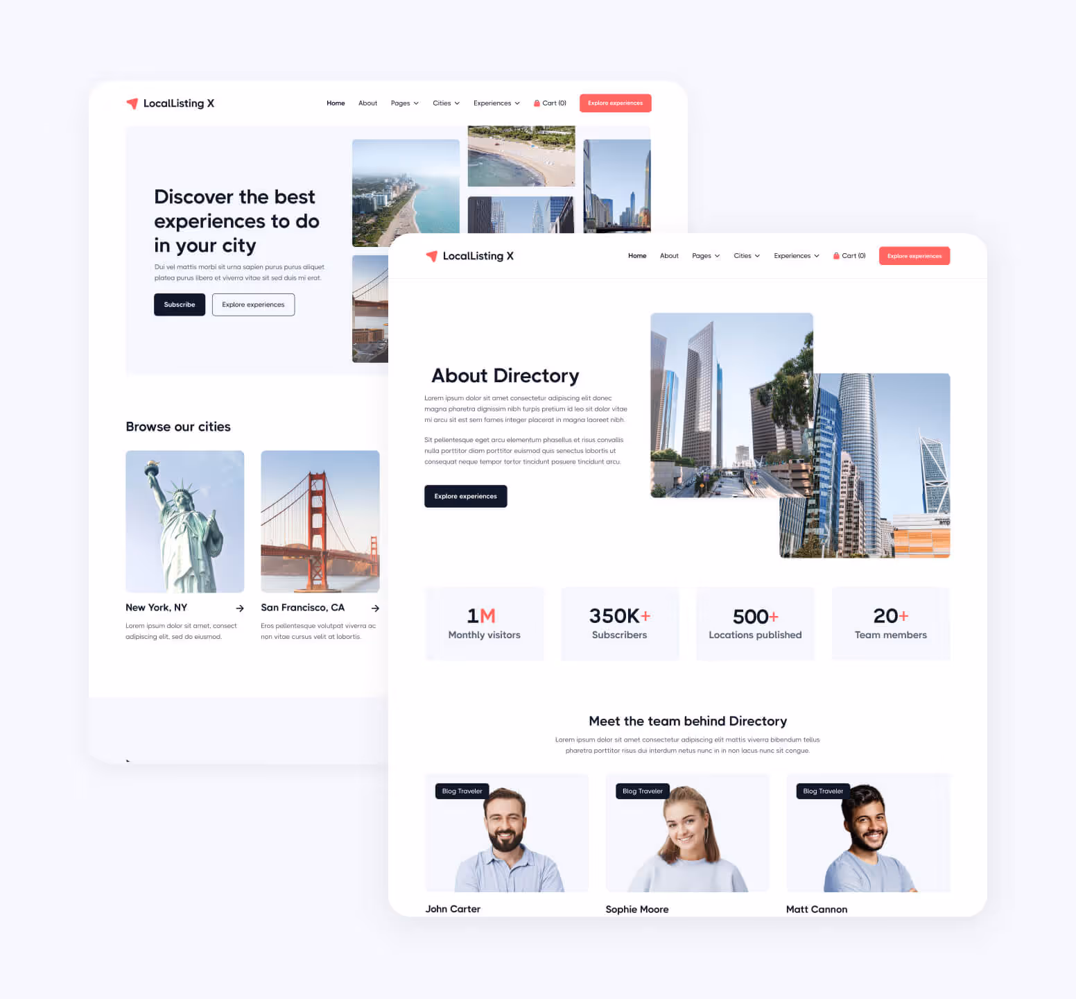 LocalListing X - 24 Pages Included - Webflow Template