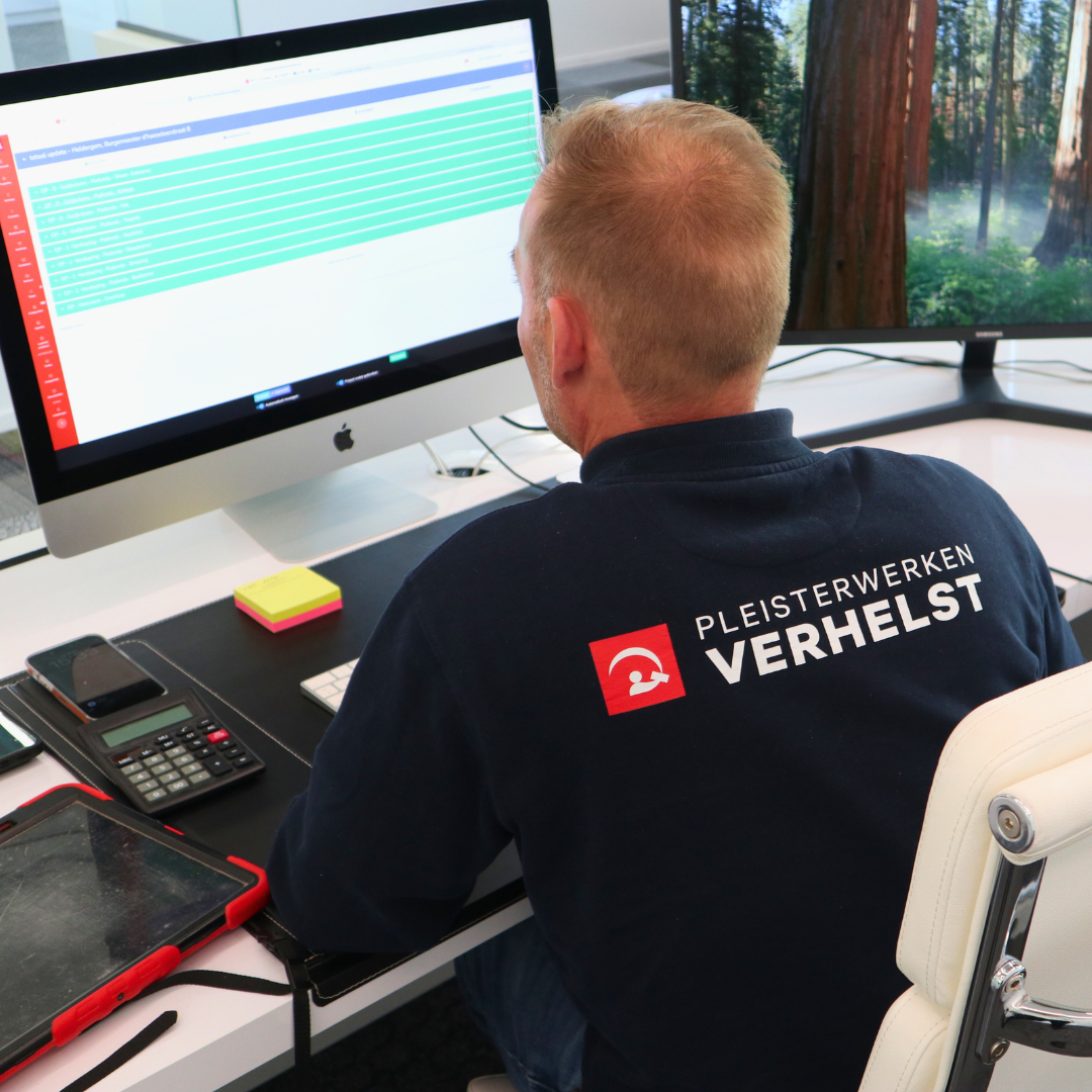 Bureel van Pleisterwerken Verhelst