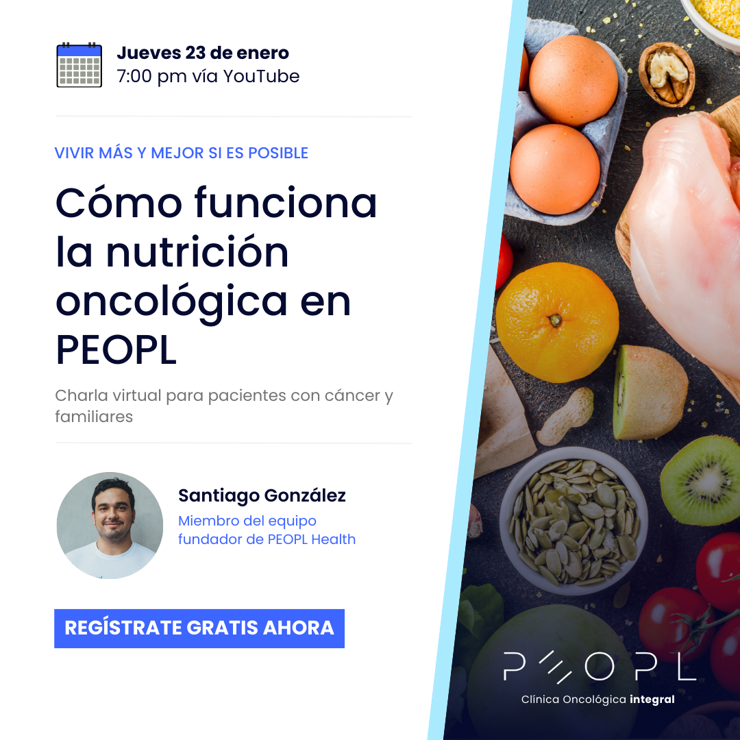 [Evento] Cómo funciona la nutrición oncológica en PEOPL