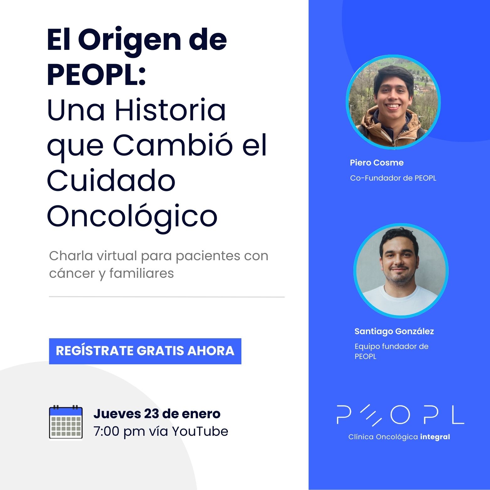 [Evento] El Origen de PEOPL: Una Historia que Cambió el Cuidado Oncológico