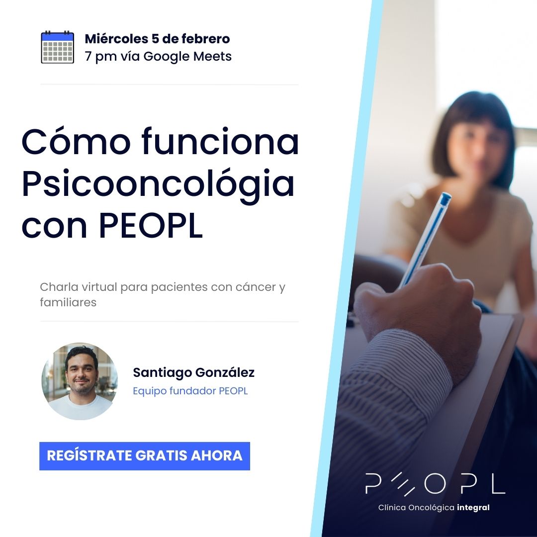 [Evento] Cómo funciona la psicooncológia en PEOPL