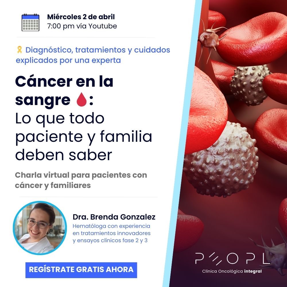 [Evento] Cáncer en la sangre 🩸: Lo que todo paciente y familia deben saber