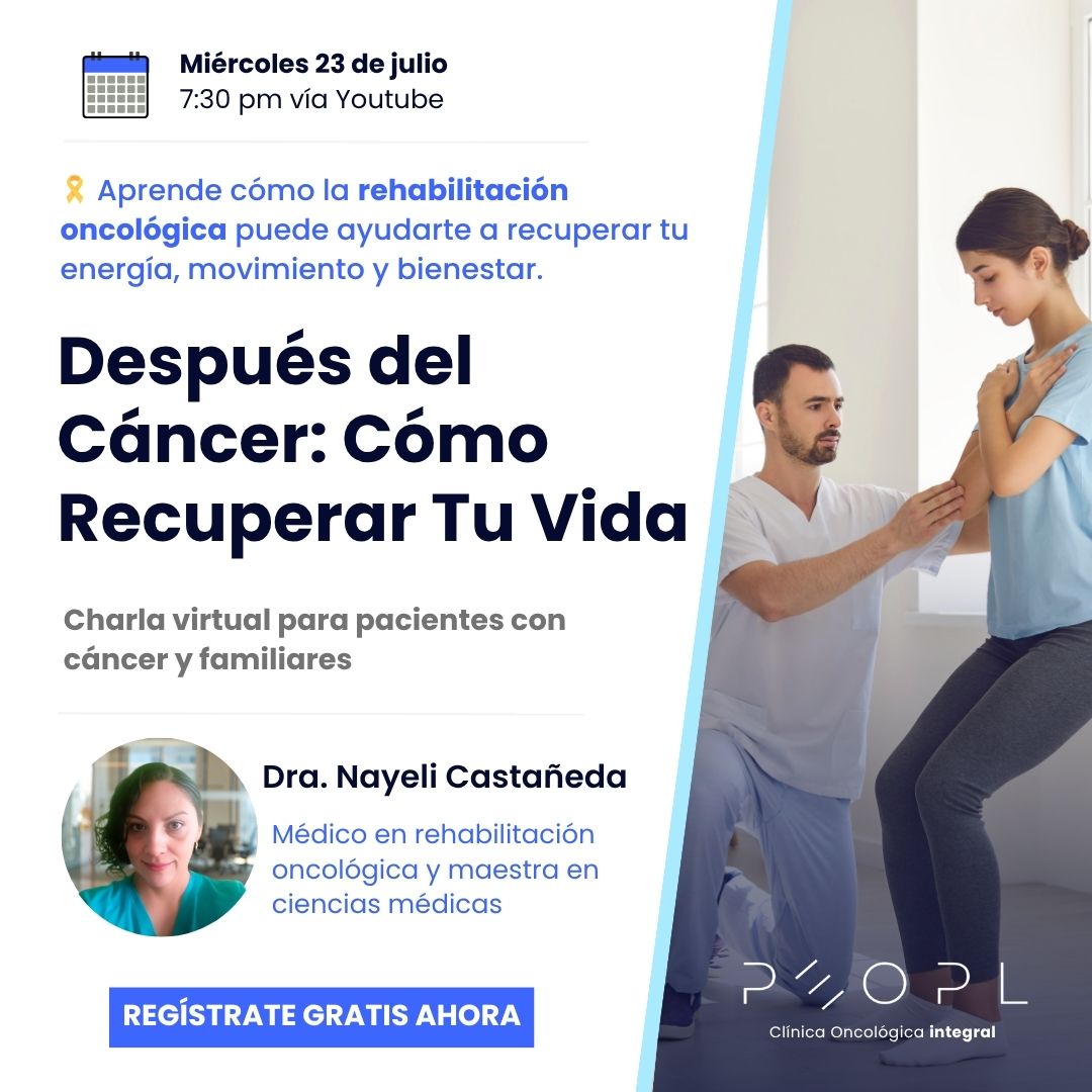 [Evento] Después del Cáncer: Cómo Recuperar Tu Vida con Rehabilitación Oncológica