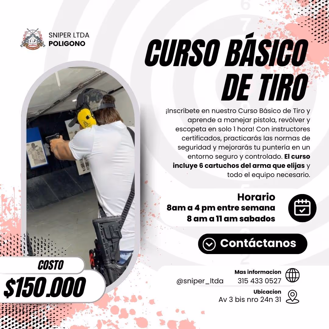 Flyer servicio Sniper LTDA