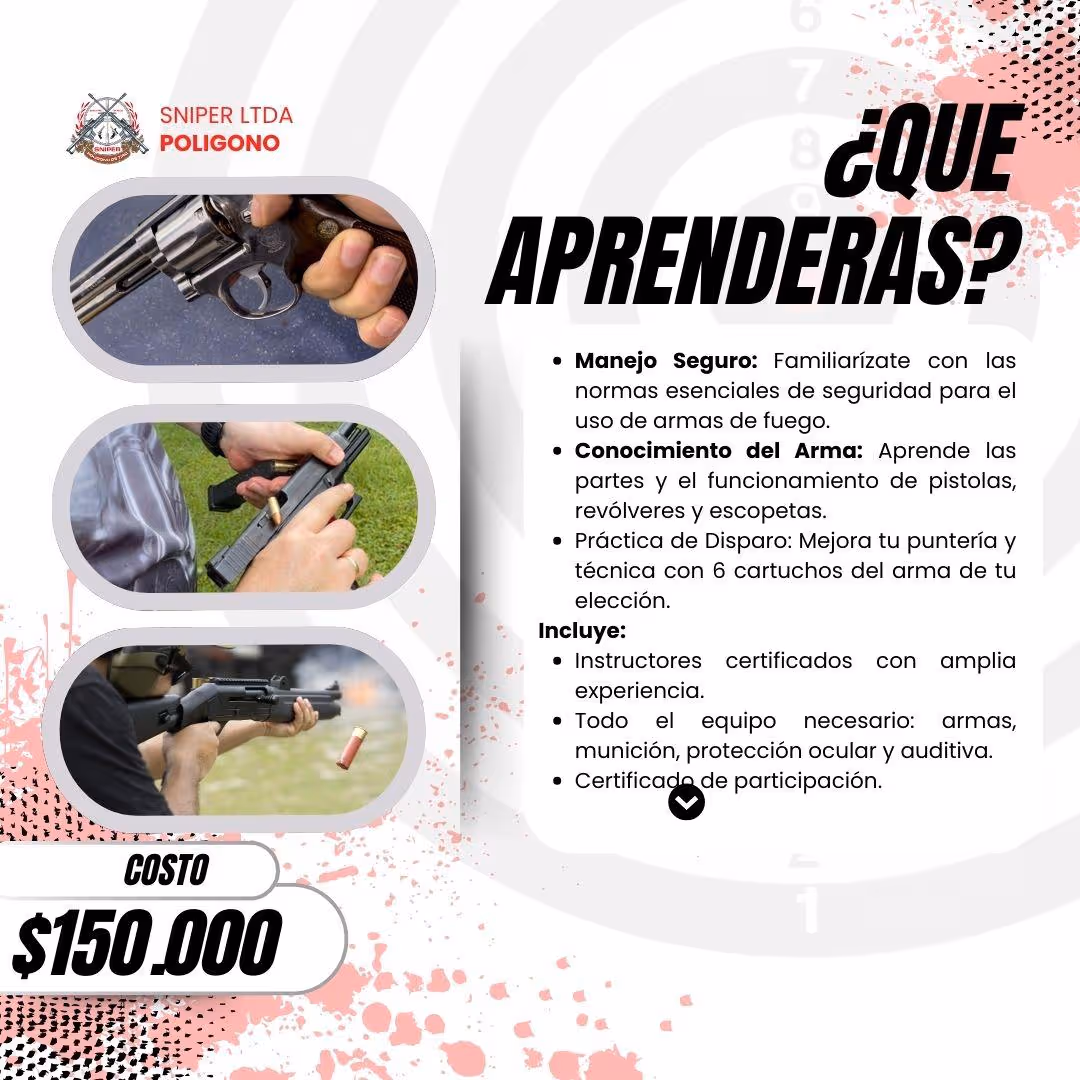 Flyer servicio Sniper LTDA