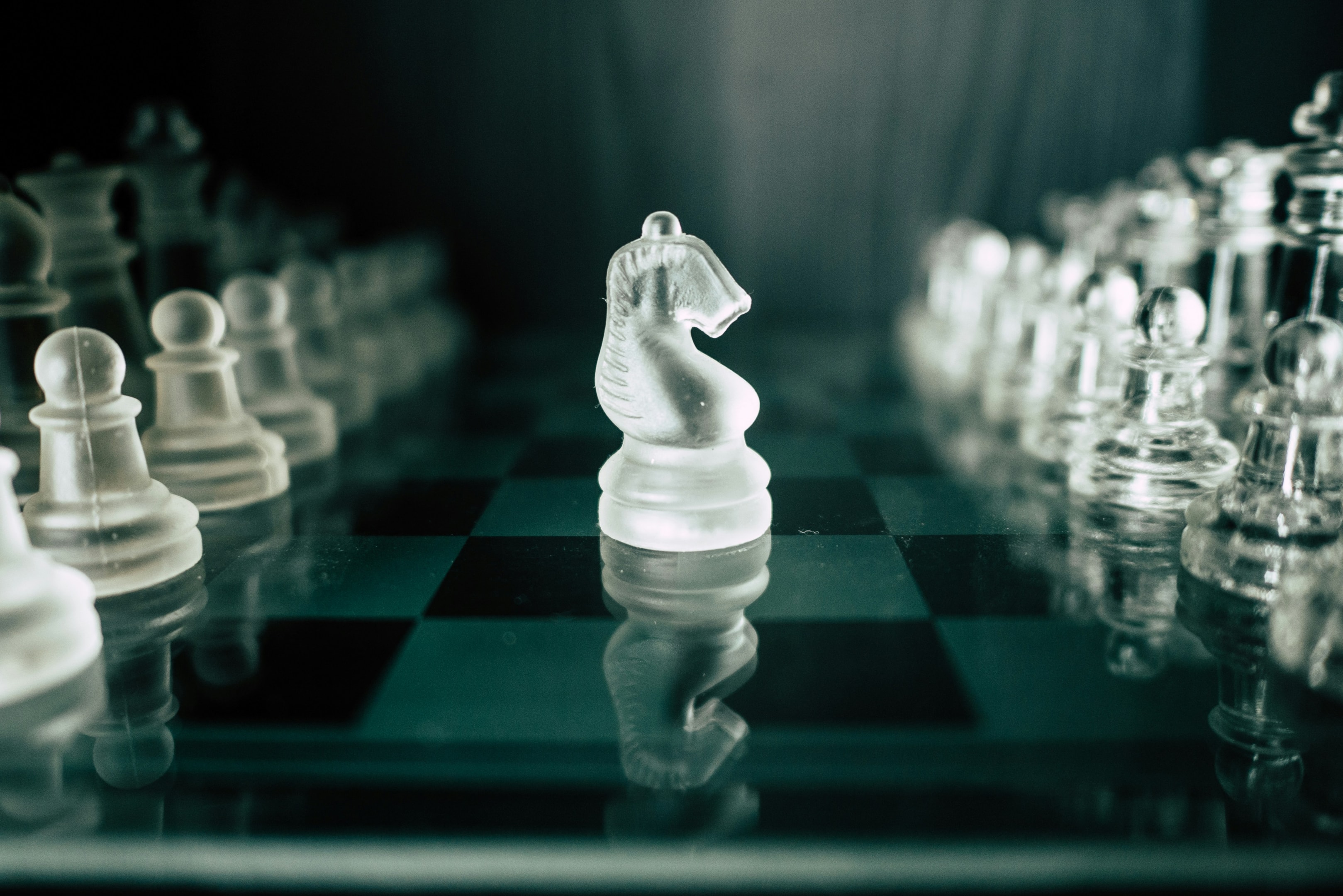 Chess board for project management tools showing new tools like google analytics