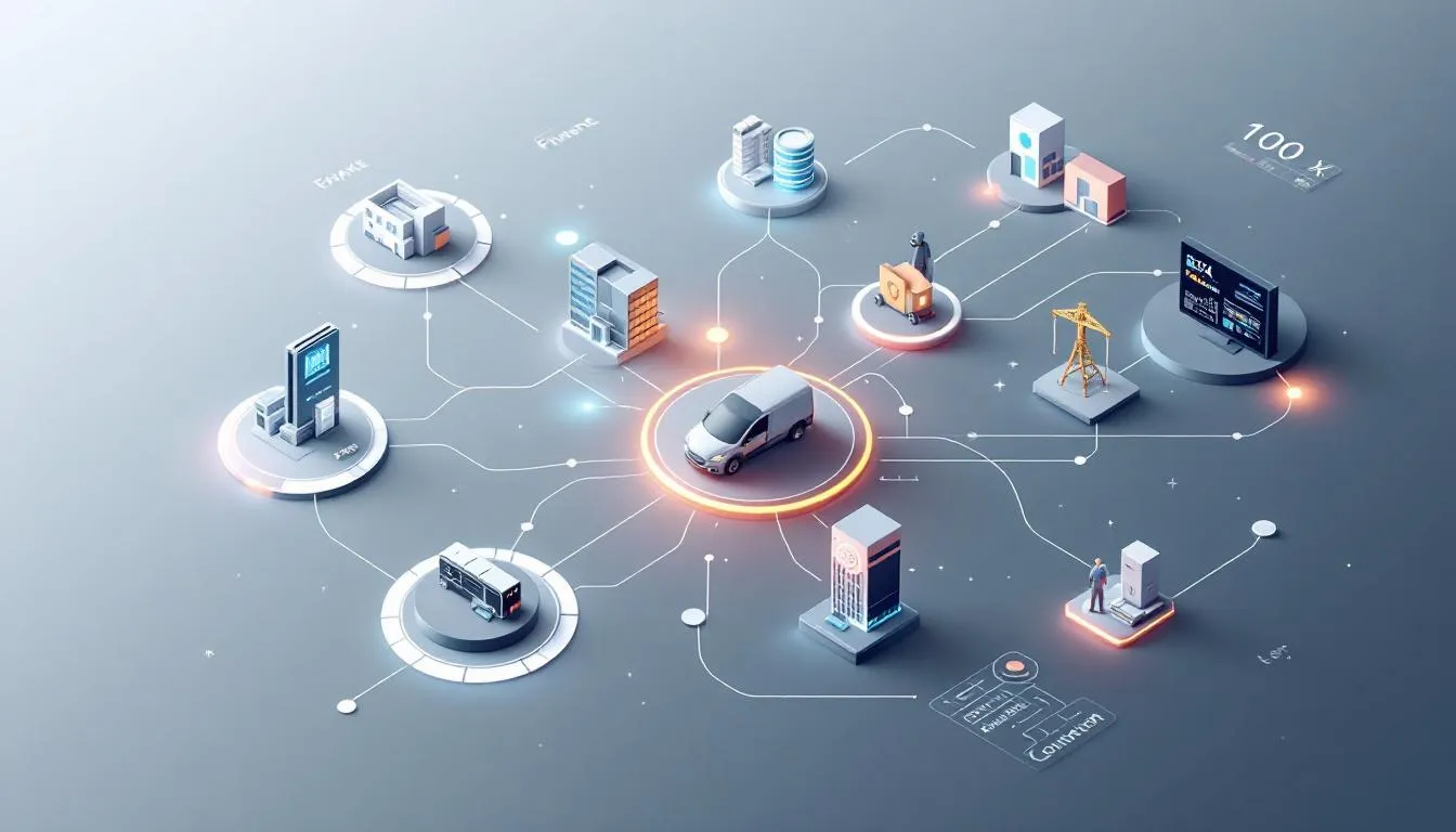 A diagram showing common applications of workflow automation in various industries.