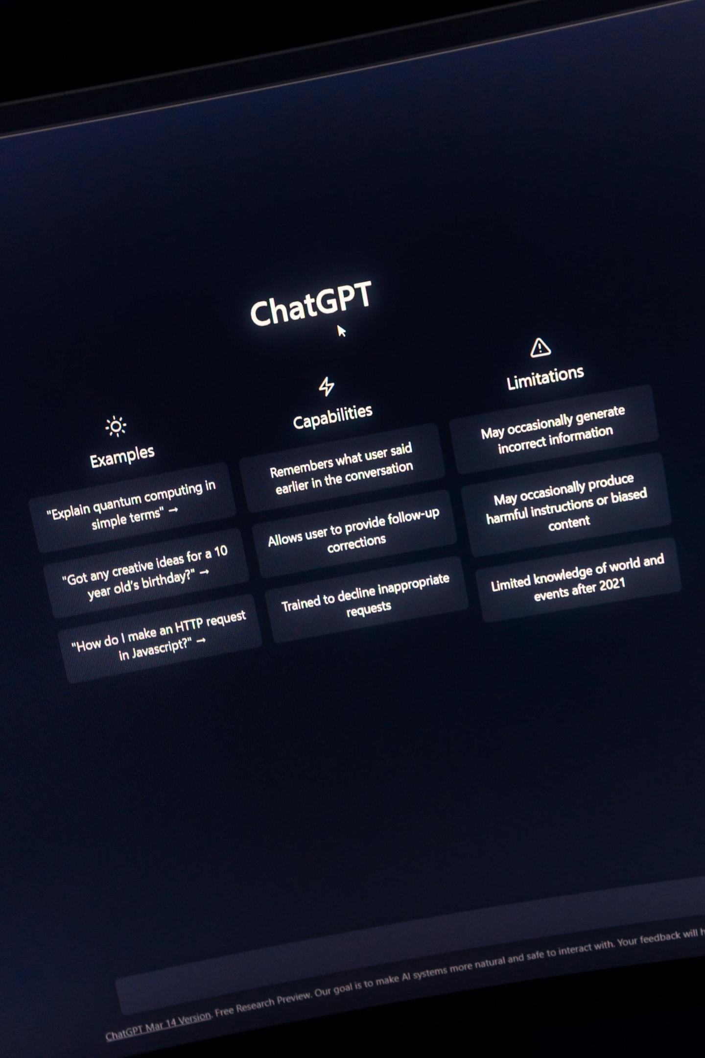 Chat GPT AI tool