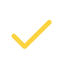 Yellow checkmark indicating completion or approval