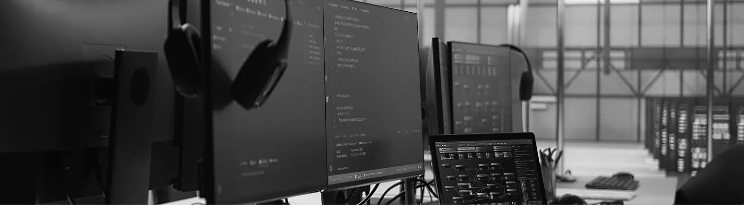 PCs on desk