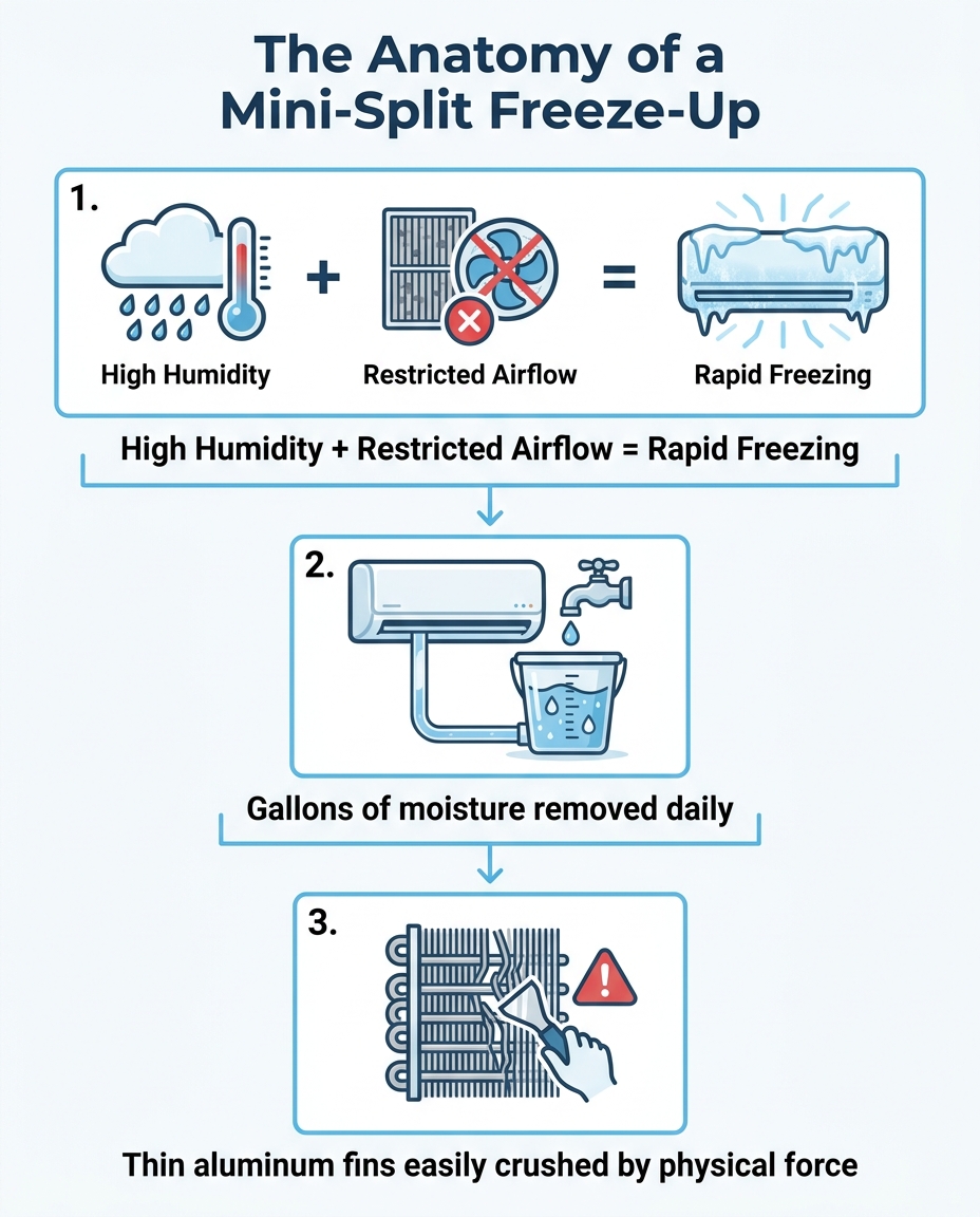 The Anatomy of a Mini-Split Freeze-Up