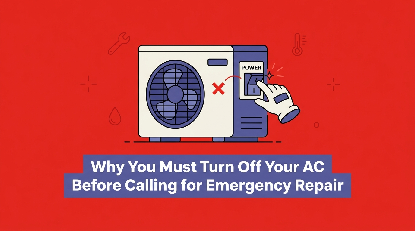 Why You Must Turn Off Your AC Before Calling for Emergency Repair