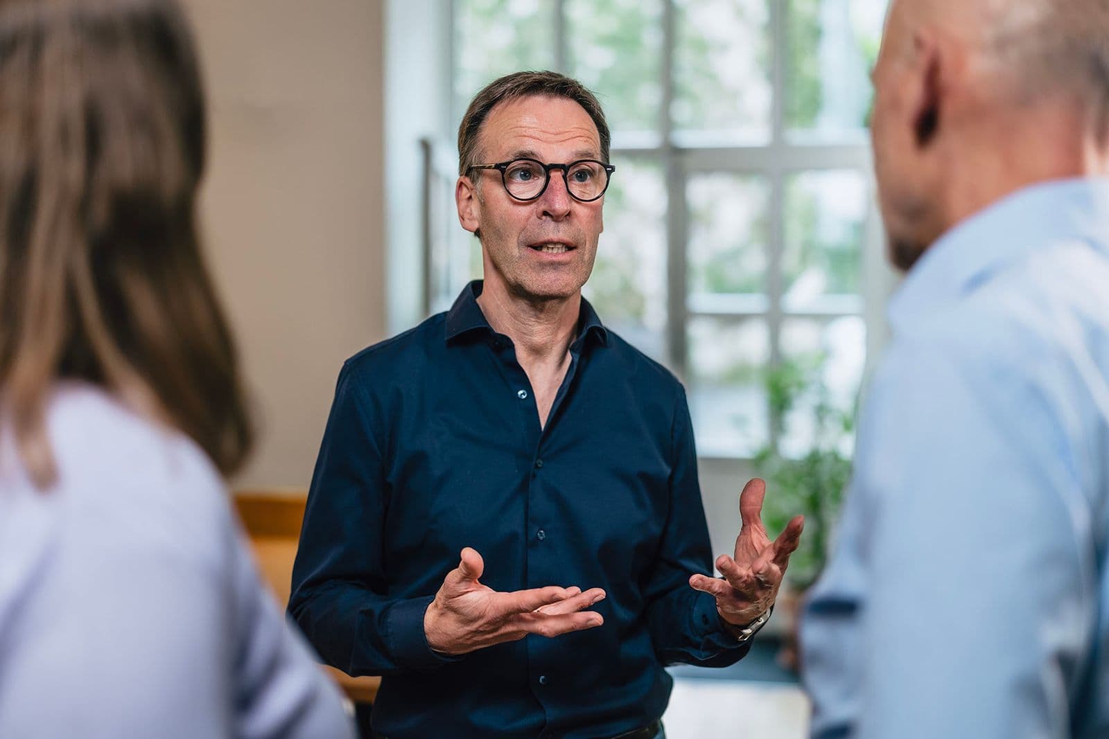 Coaching-Situation Klaus Müller Pfannenstiel Nachfolge-Coaching und Generationswechsel-Coaching