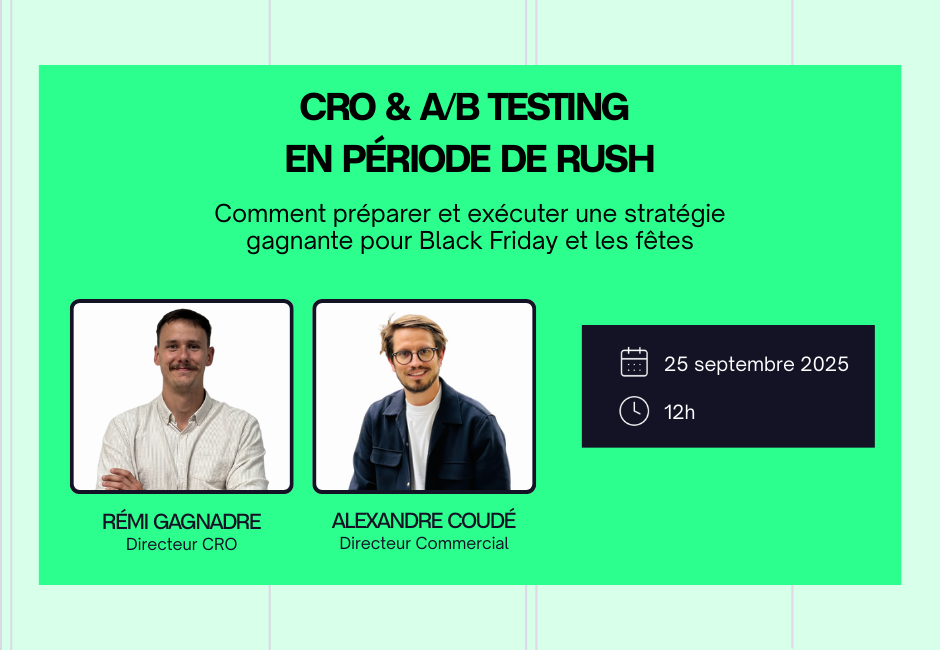 Speakers (Rémi Gagnadre et Alexandre Coudé) et info du webinaire
