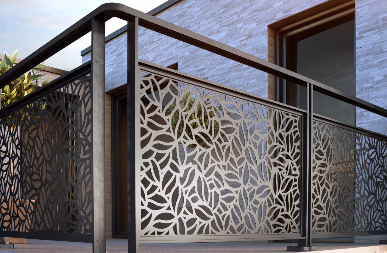Grand garde corps installé par Morel Services dans l'Ain (01)