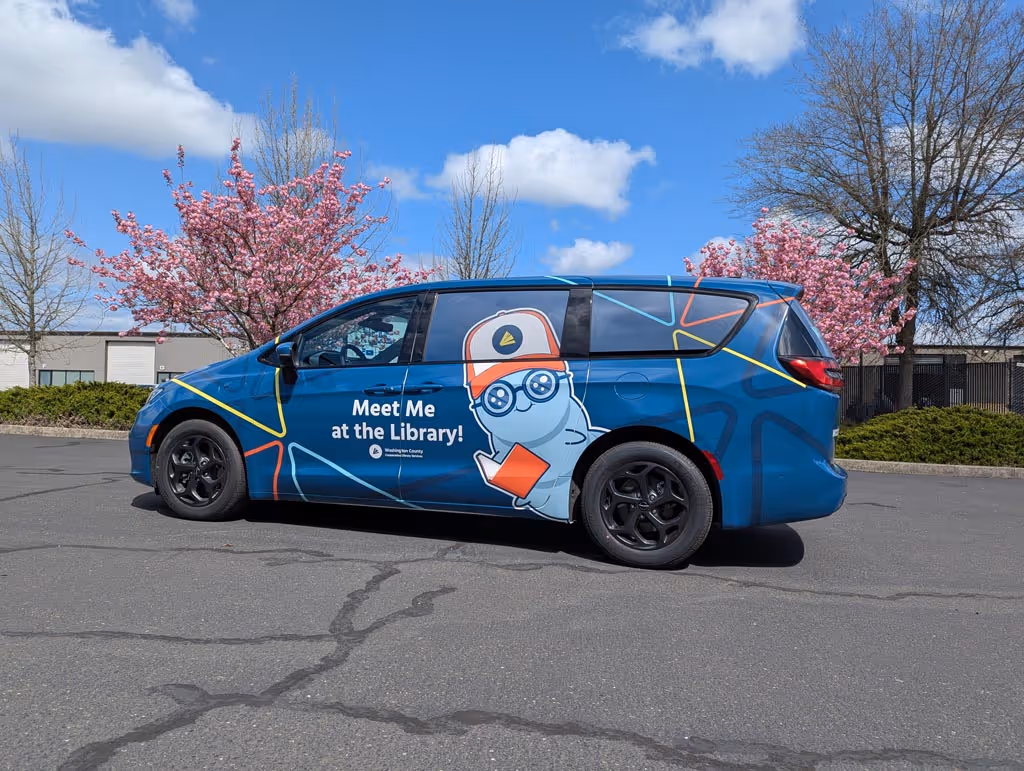 A car that is parked in a parking lot.