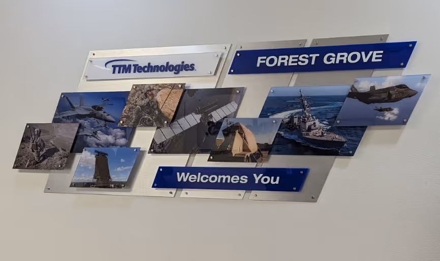 A group of pictures hanging on a wall.