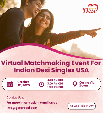 Online Indian dating and matchmaking event for singles in the USA