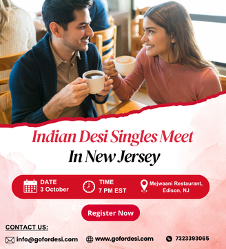 Offline Matrimonial Event for Indian Singles at Mejwaani Restaurant NJ