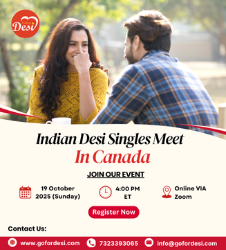 Online Indian dating and matchmaking event for singles in the Canada
