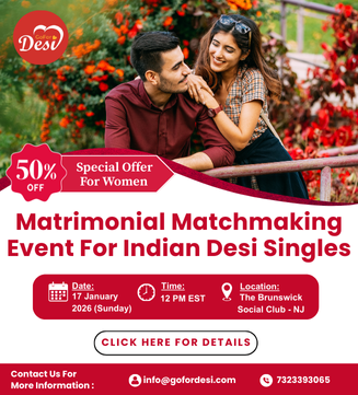 Indian Singles Matchmaking Event in New Jersey – GoForDesi