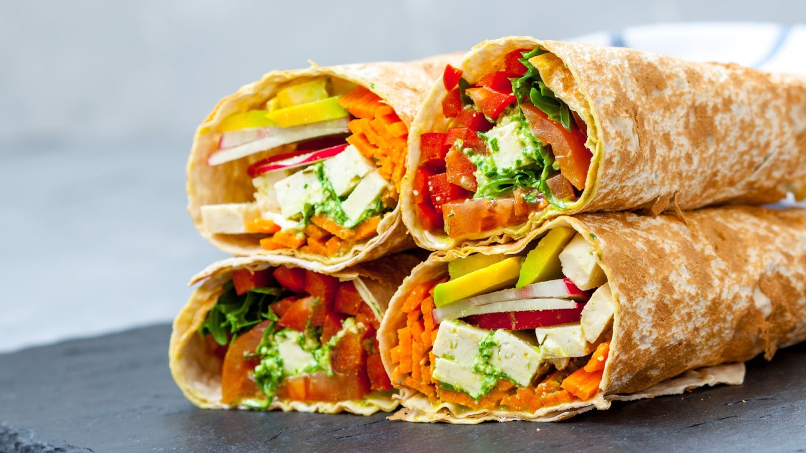 Vegan Wraps at Filli Cafe