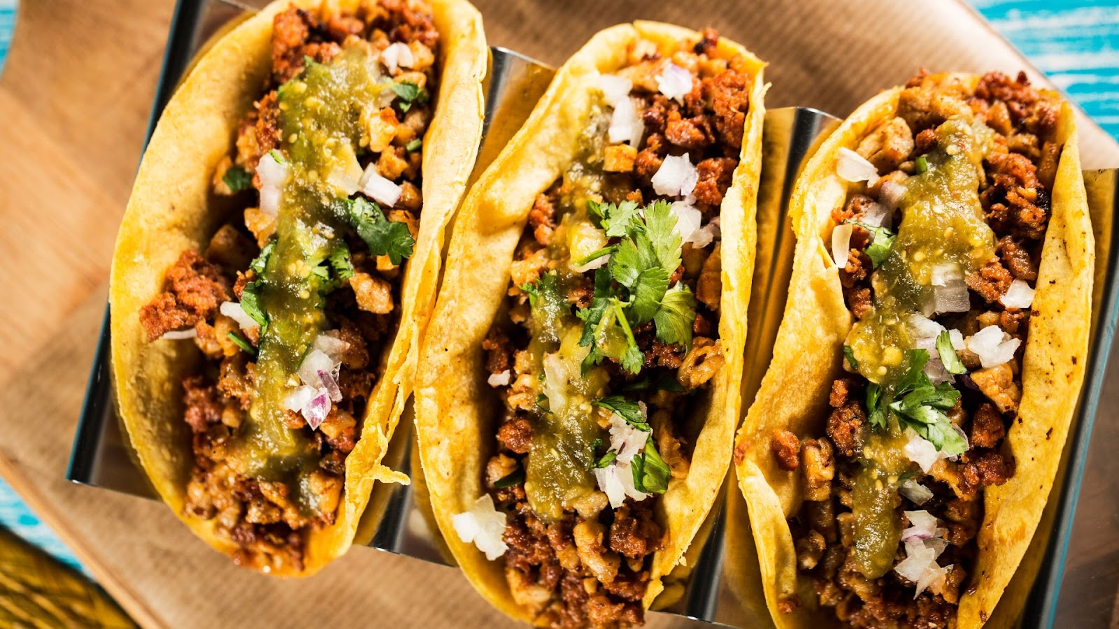 Fusion Tacos at Orange Chameleon