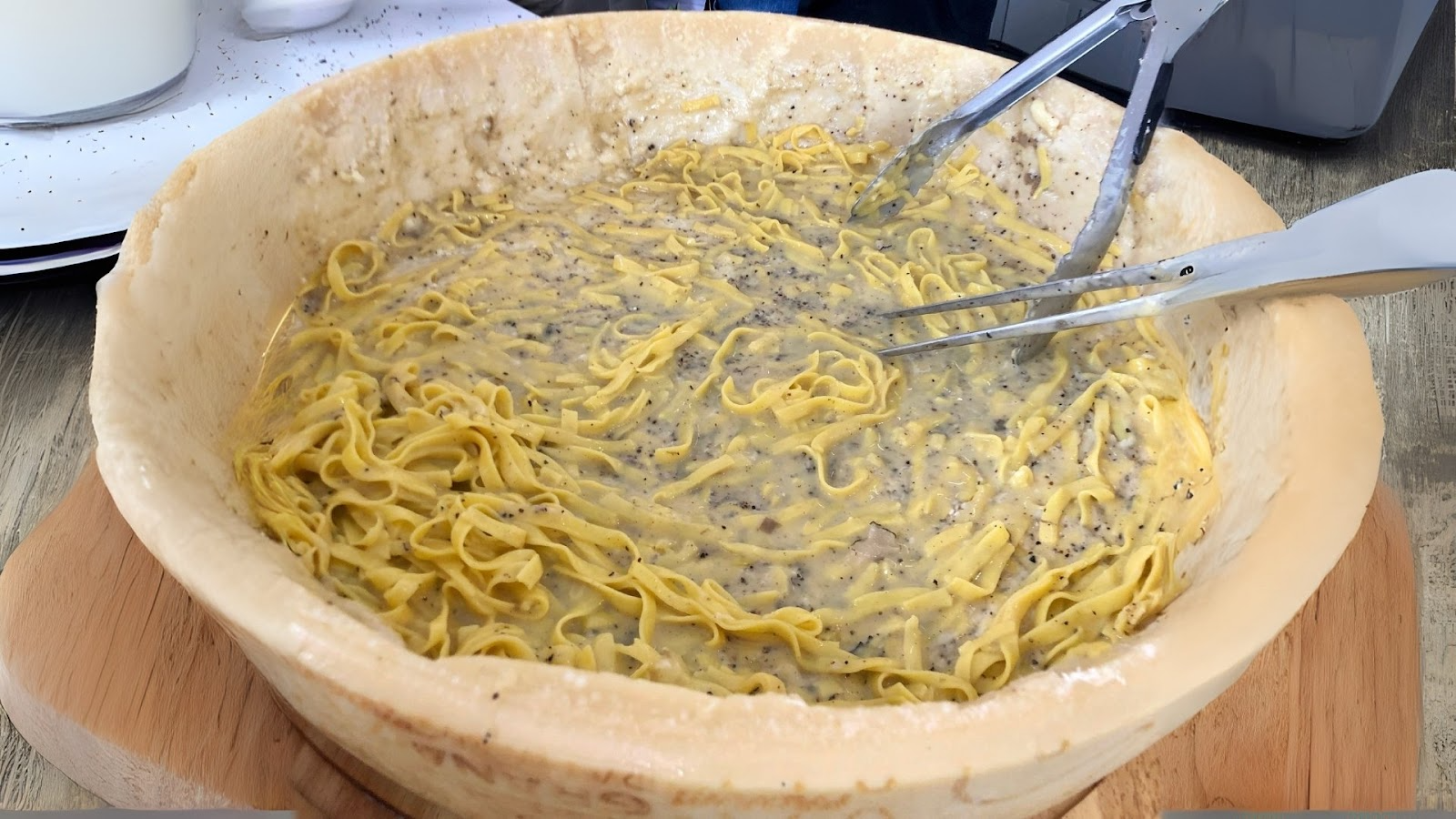 Cheese-Wheel Pasta