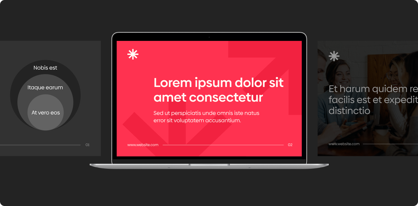 This is an example of effective pitch deck design