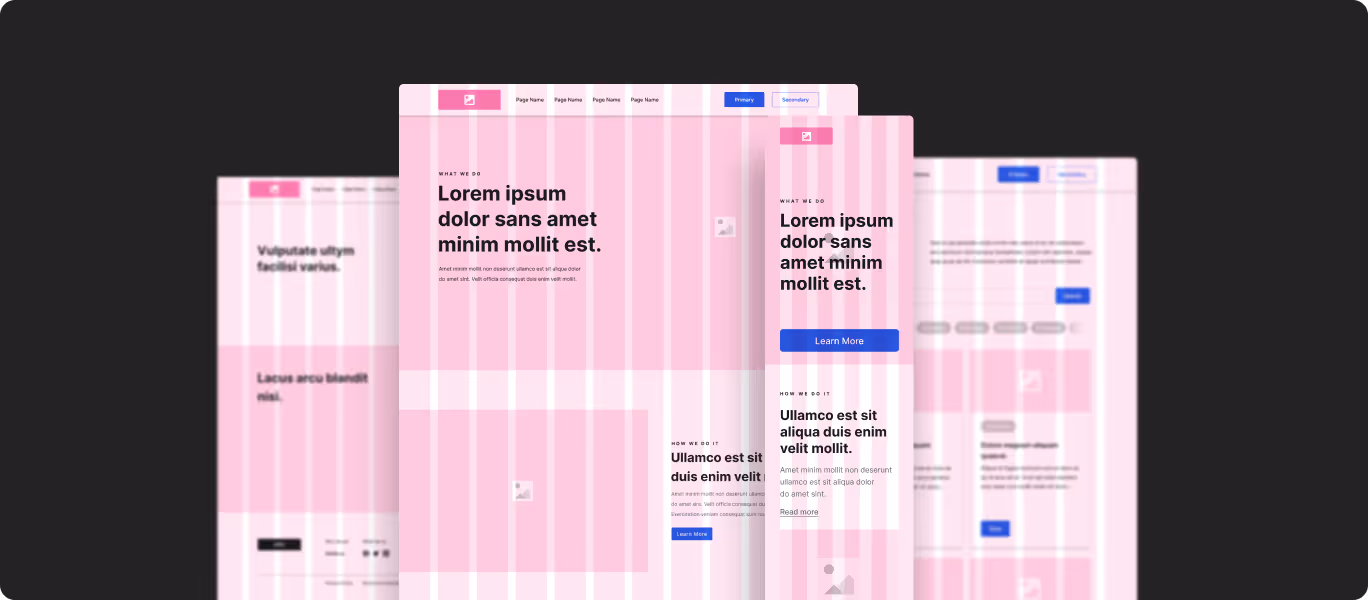 An example of website sitemaps and wireframes